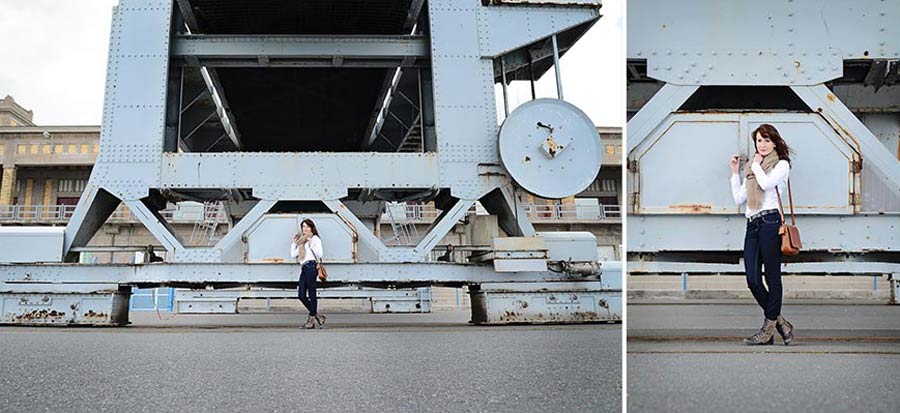 Photo lifestyle à Cherbourg en normandie à la cité de la mer .