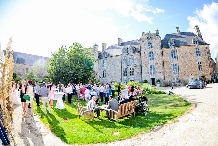 photo de mariage dans un château dans la manche en normandie