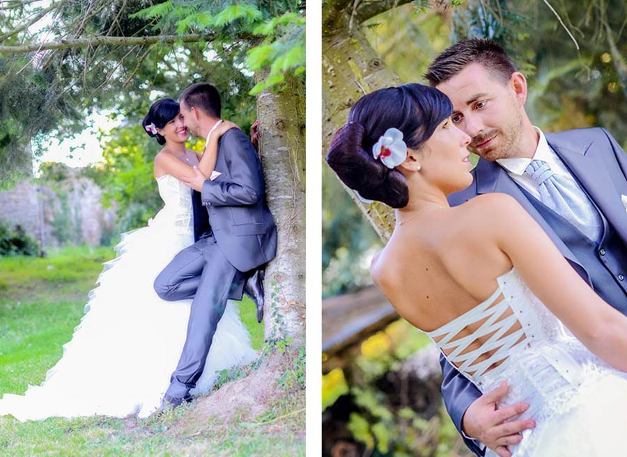 photo de mariage dans un château dans la manche en normandie