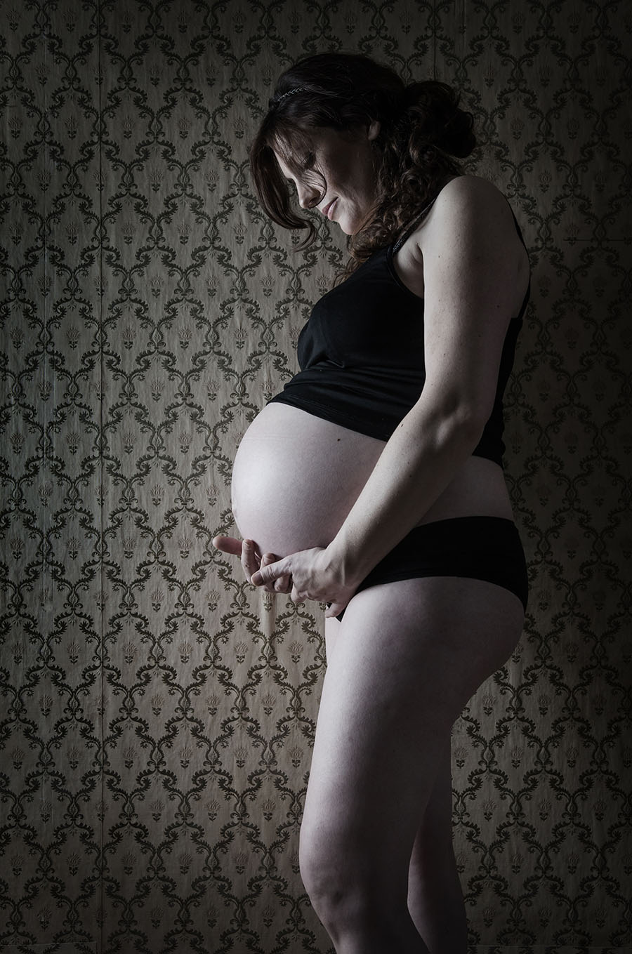 Séance photo grossesse Emilie à Valognes dans le Manche en Normandie