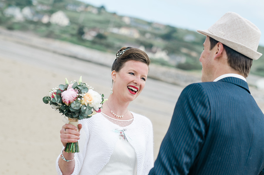 Photographe de mariage à les pieux dans la manche en Normandie 