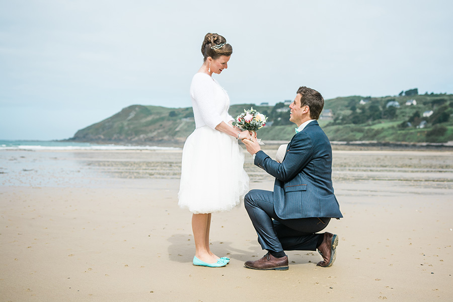 Photographe de mariage à les pieux dans la manche en Normandie 