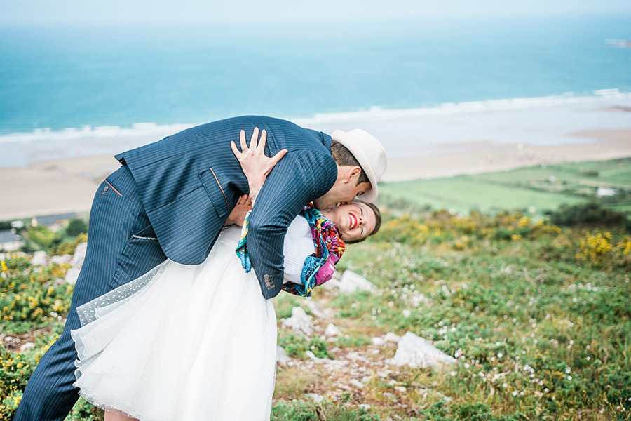 Photographe de mariage à les pieux dans la manche en Normandie 