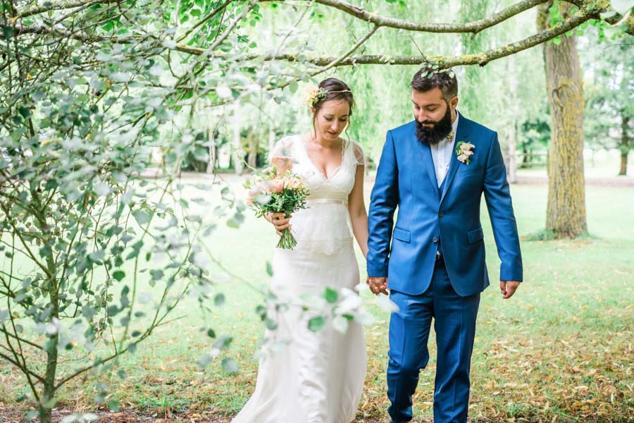 Photographe de mariage champêtre à Lisieux en Normandie